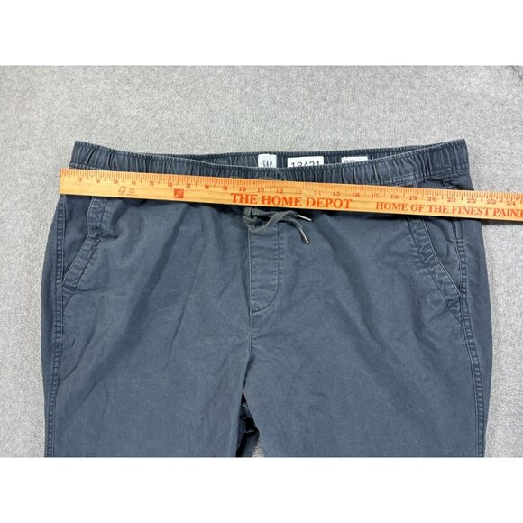 Gap Cotton Blend Athletic Fit Essential Jogger Pants (Men's 2XL Tall) Blue - Picture 7 of 13